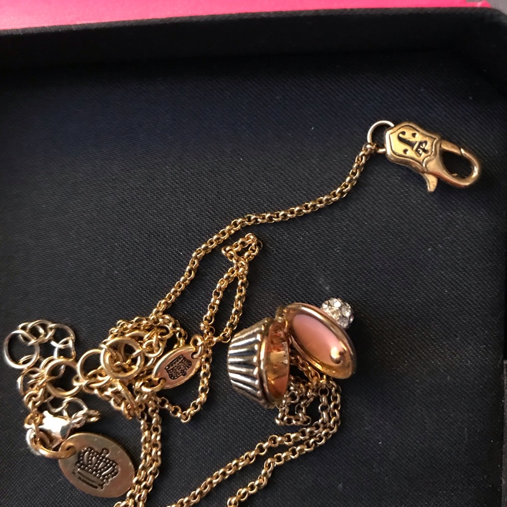 Juicy Couture cupcake necklace